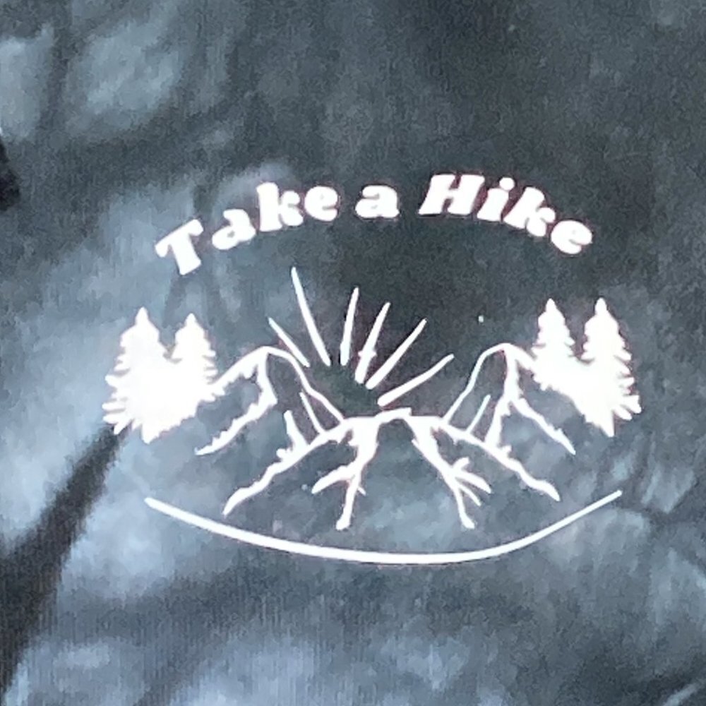 RSQ "Take A Hike" Graphic‎ Tie Dye Hoodie Sz L #114J - Picture 4 of 8